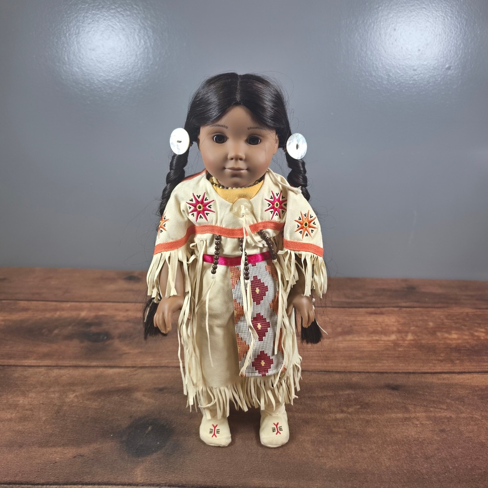 American Girl Kaya Doll Girls 18 Inch Tan Good Nez Perce Historical Outfit